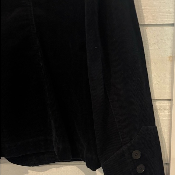 LOFT Black Blazer corduroy Classic Suit Jacket - Picture 9 of 14